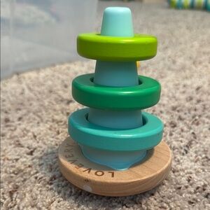 Green and Blue Learning Stacker Toy